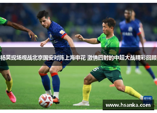 杨昊现场观战北京国安对阵上海申花 激情四射的中超大战精彩回顾
